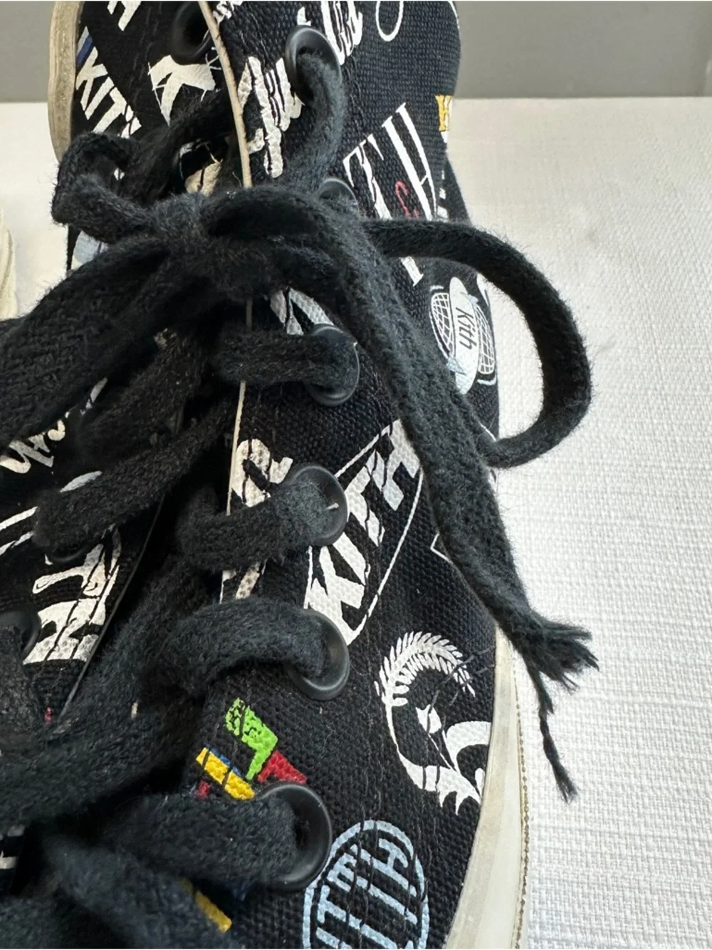 Converse Kith x Chuck 70 High 10th Anniversary Mens Size 7 Black All Over Print‎